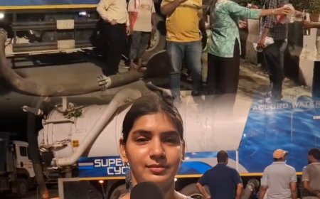 रात 2 बजे मैदान में उतरीं मनस्वी पाटील! प्रभाग 15 में वॉटर लॉगिंग की समस्या पर किया समाधान का प्रयास