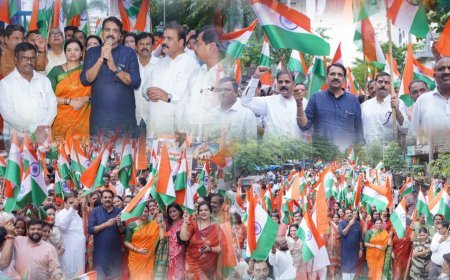मीराभाईंदर में भव्य तिरंगा यात्रा, नागरिकों का जबरदस्त उत्साह; ‘भारत माता की जय’ के नारों से गूंजा शहर