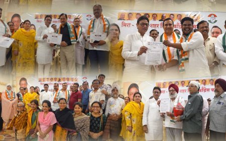 मीरा-भाईंदर कांग्रेस की नई जिला कमेटी घोषित, 43 पदाधिकारियों को मिली जिम्मेदारी