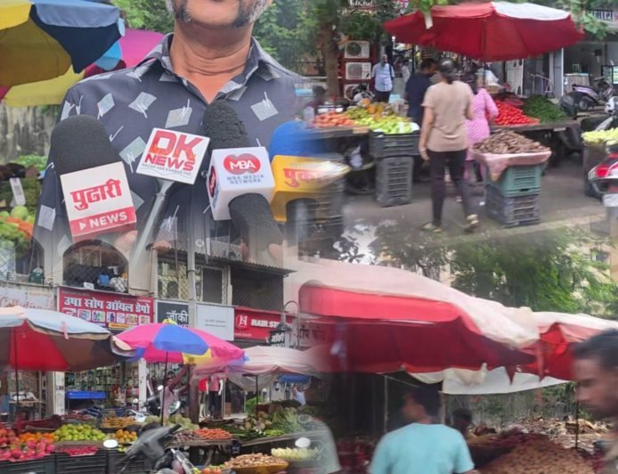 मीरा-भाईंदर में फेरीवालों का बढ़ता अतिक्रमण! फुटपाथ पर कब्जा, अवैध पार्किंग और सड़क पर स्ट्रीट फूड का कारोबार