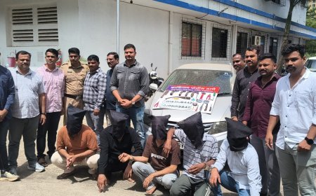 मीरा रोड में डकैती की तैयारी कर रही अंतरराज्यीय गैंग गिरफ्तार, 5 आरोपी हिरासत में