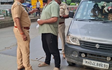 मीरा-भाईंदर में अवैध छात्र परिवहन पर RTO की कार्रवाई, 18 वाहनों पर लगा ₹1.85 लाख का जुर्माना
