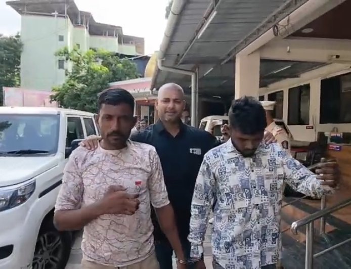 नवघर पुलिस की बड़ी कार्रवाई, एमडी और ब्राउन शुगर बेचने आए दो आरोपी दबोचे