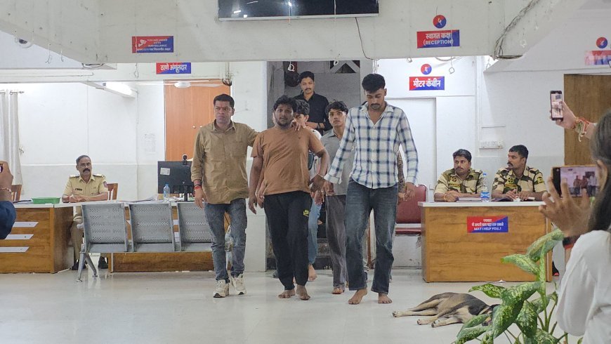 पुलिस को गाली देने वाला वीडियो बनाना पड़ा भारी, मीरा रोड पुलिस ने 4 आरोपियों को किया गिरफ्तार 1 फरार