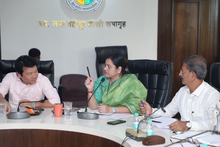 फेरीवाला जोन से अवैध निर्माण तक, महापौर डिंपल मेहता की समीक्षा बैठक में बड़े फैसले