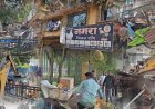मीरा रोड में अवैध चिकन-मटन दुकानों पर MBMC की कार्रवाई, 16 दुकानों के शेड तोड़े गए