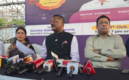 मीरा रोड में 11 से 19 अक्टूबर तक मुफ्त गरबा-दांडिया, सूखा प्रभावित किसानों के लिए ₹8–10 करोड़ की मदद का ऐलान