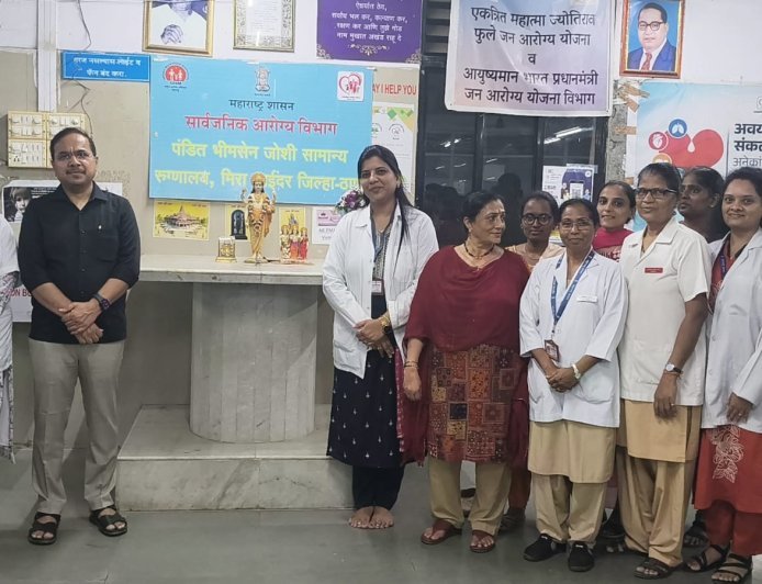 भाईंदर के पंडित भीमसेन जोशी अस्पताल पहुंचे स्वास्थ्य आयुक्त संजय काटकर, सुविधाओं का लिया जायजा