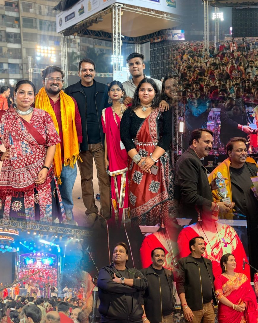 भाईंदर में लोटस नवरात्रि की धूम, गणेश आचार्य ने किया फिल्म का प्रमोशन; भजन जैमिंग और DJ चेतस का भी होगा आयोजन